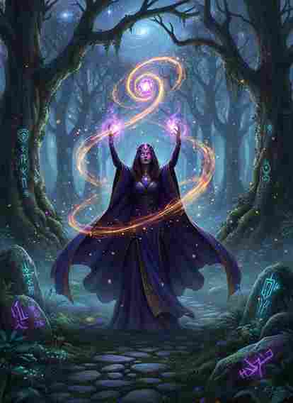 Fantasy sorceress