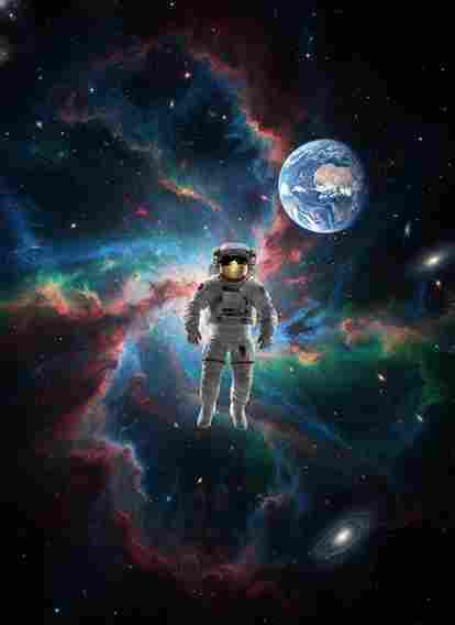 Astronaut in space