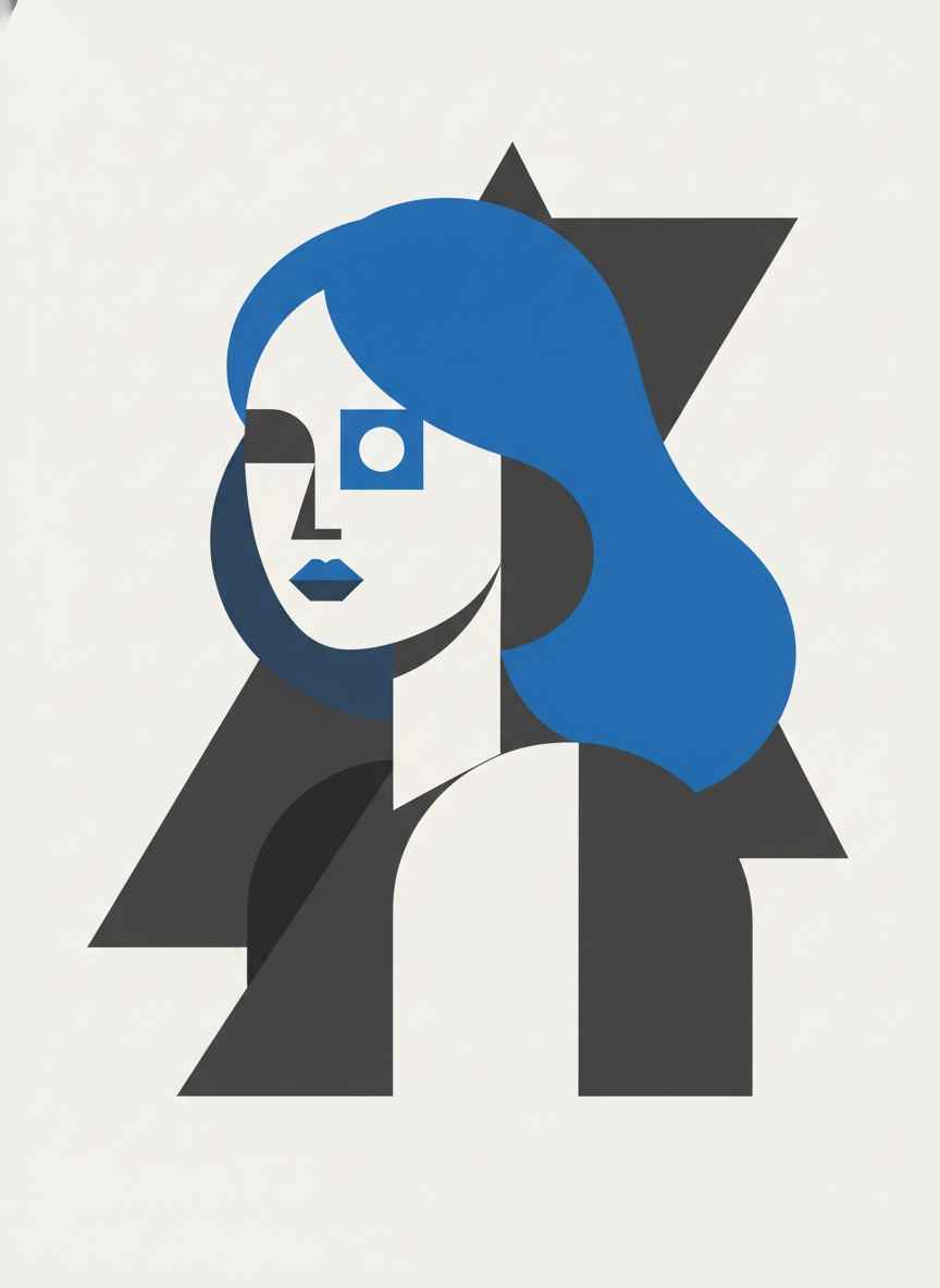 Geometric portrait